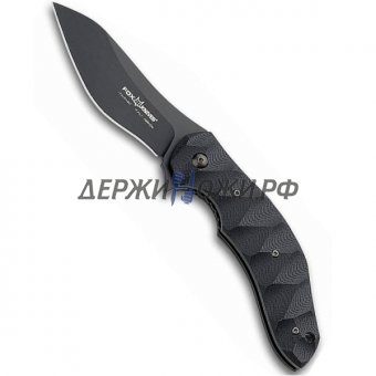 Нож Jens Anso Flipper Black G10 Fox складной OF/FX-302 G10